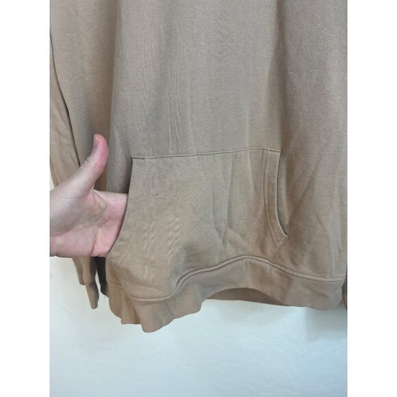 Thereabouts Vintage Look 90s Boys Graphic Hoodie Tan White "Chillin" Boys Sz XL - Picture 3 of 6